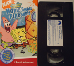 Spongebob Squarepants Home Sweet Pineapple VHS NTSC (2005) - £7.05 GBP