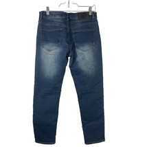 Vintage Genes Black Mens Slim Straight Jeans Size 30 Measure 30x28 Blue ... - £14.15 GBP
