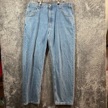 Vintage Levis Silvertab Jeans Mens 38x34 Straight Loose Wide Leg Made in USA 90s - £39.94 GBP