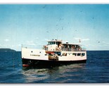 Washington Island Ferry Door County Wisconsin WI Chrome Postcard L19 - $3.91