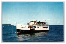 Washington Island Ferry Door County Wisconsin WI Chrome Postcard L19 - £3.05 GBP