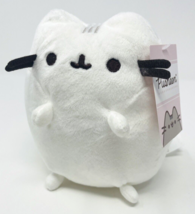 Pusheen The Cat White Mini Plush Toy Gray Stripe Plush Toy w/ Tag 5.5&quot; - £15.43 GBP