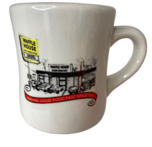 2012 Waffle House Tuxton Diner Coffee Mug Tea Cup Gift Store Front Heavy - £12.57 GBP