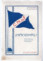 URUGUAY 1925 SOCCER MAGAZINE &amp; POSTER GENOA BARCELONA NETHERLAND FRANCE - £110.29 GBP