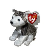 Ty Beanie Baby - MUKLUK the Husky Dog (White Eyes Version) 5.5&quot; - $15.84