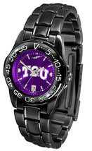 TCU Texas Christian Horned Frogs Women Ladies Fantom Anochrome Watch - £72.16 GBP