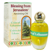 Anointing Oil Cedar of Lebanon Aroma Blessed in Holy Land Israel 0.4fl.o... - £8.40 GBP