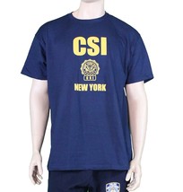 CSI NEW YORK T-SHIRT New York Police CRIME SCENE INVESTIGATION Tee Navy ... - £13.54 GBP+