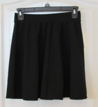 Joe B. by Joe Benbasset Black Textured Skater Skirt Women&#39;s JR Sz S NWT ... - $14.74