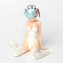 Anime Life in a different world From Zero 4-1/2&quot; Light Blue Hair Sexy Girl - £15.63 GBP
