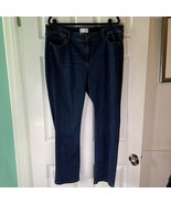 Lane Bryant Signature Fit Straight Leg Jean Everyday Dark Wash Women’s S... - $427.24 MXN