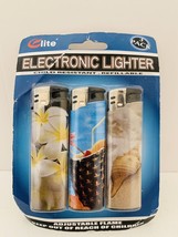 Lite Electronic Refillable Lighters w/ Adjustable Flame *Set of 3* - £9.32 GBP