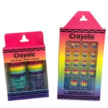 Crayola Nail Polish &amp; Press-On Nails Set New from Claire&#39;s - $9.60