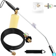 Weed Torch,Weed Burner, With 10Ft Hose,Propane Weed Burner Torch,Trigger... - $44.92