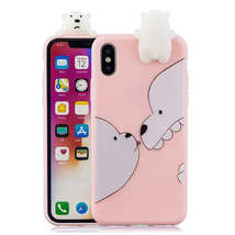 Anymob iPhone Polar Bear 3D Toys Case Soft Silicone Cartoon Cover - £19.07 GBP