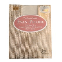 Evan Picone Silkee Sheer Control Top Pantyhose Vanilla Small Vtg 183 - £7.82 GBP