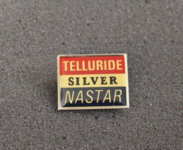 Telluride - Ski Pin Badge Skiing - Red Nastar Silver - Colorado Co Mountain Mtn - £11.79 GBP