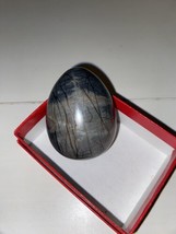 Vintage Picasso Jasper Egg Hand Carved Beautiful Polished Gem Stone Utah Ntv - £49.76 GBP