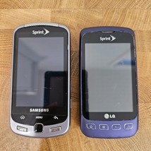 Samsung Moment  &amp; Optimus - Lot of 2 Phones - Untested - £23.75 GBP