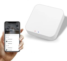 Hub For Zigbee, 3 In 1 Wifi 2.4G/Zigbee 3.0/Bluetooth 5.0/Mesh Gateway, Wireless - £35.51 GBP