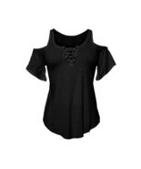 Ladies Half Sleeve Shoulder cutoffs Shirts - 714513 - $196.95