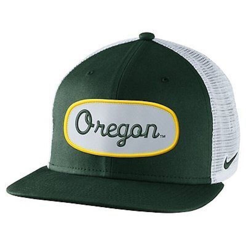 Nike Oregon Ducks True Fan Adjustable Trucker Hat - Green 4033