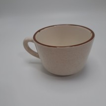 Syracuse China Restaurantware Coffee Cup White with Brown Trim Collectible Tea - £9.17 GBP