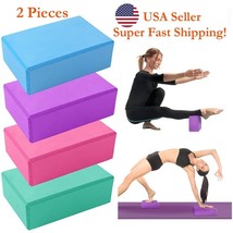 DH Yoga Block Brick Foam Sport Health Home Exercise Gym Tools  2pcs Pack - £9.60 GBP