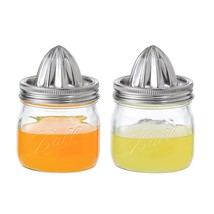Lemon Lime Orange Manual Juicers Stainless Steel Hand Squeezer With Glas... - $33.99
