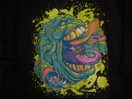 TeeFury Ghostbusters XLARGE &quot;Ugly Little Spud&quot; Glow in the Dark Ink Shirt BLACK - £11.80 GBP
