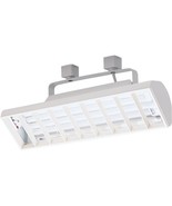 Nora Track Light NTF-3239S - Silver - Chrome Louver - Operates (2) 39 Wa... - $46.53