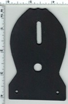 NYC Police Traffic Agent Leather Backer holds Teardrop Shape Shield &amp; Na... - $4.95