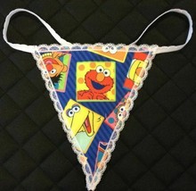 New Sexy Womens ELMO Sesame Street Gstring Thong Lingerie Panties Underwear - £15.17 GBP