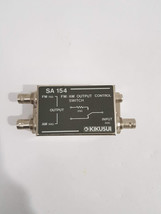 New Kikusui SA 154 FM/AM output Control Switch FM75Ω/AM50Ω input 50Ω SA154 - £444.11 GBP