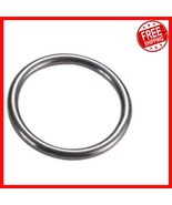 316 Marine Grade Stainless Steel Round Rings - Durable 5-Pack, Size: 5/1... - $481.90 MXN