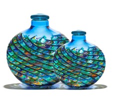 Turquoise Water Colors Adult or Medium Urn - £314.72 GBP