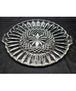 FIFTH AVENUE 12&quot; Crystal Serving Plate Platter ESTATE Cake Torte Sandwic... - $531.65 MXN
