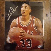 Scottie Pippen Chicago Bulls Signed Autographed 8x10 Photo with COA - £79.62 GBP