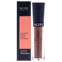 Conceal and Protect Liquid Concealer - 12 Espresso by Note Cosmetique fo... - $13.49