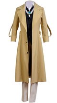 ZYHCOS Khaki Long Coat Windbreaker Uniform Full Sets Halloween Cosplay Costume ( - $68.59