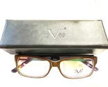 Versace Eyeglasses 1969 Vintage V2124 C5 Brown Purple  55-15-155 with Case - $46.53