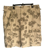 Wonderwall Broken In Cargo Shorts Men’s Size 40 Beige Tropical Print - $19.32 CAD