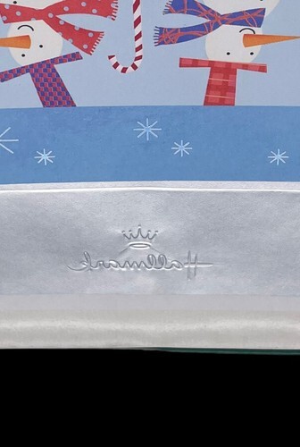 Vintage Hallmark Christmas Cards Boxed Set 18 Snowman Happy Holidays Snowmen New Item image 6
