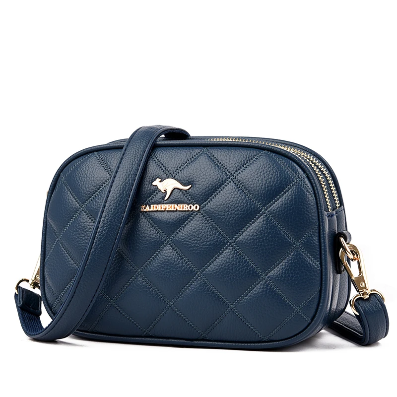 All shoulder messenger bag female girl three layers circle luxury handbags simple style thumb200