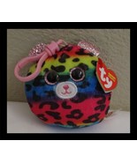 Ty Squishy Beanies Dotty with Clip Keychain 3&quot; NEW - $9.76 CAD