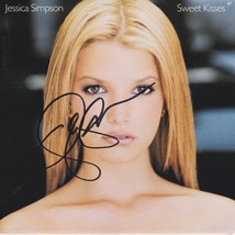 Jessica Simpson Signed Autographed &quot;Sweet Kisses&quot; Music CD Jacket - £31.62 GBP