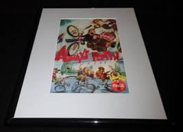 1997 Coca Cola Coke Classic Always Poppin Framed 11x14 ORIGINAL Advertis... - £27.12 GBP