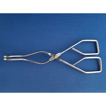 Vintage Ekco 8&quot; (inch) Stainless Steel Tongs - clean - $13.85