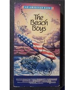 Autographed Signed by CARL, MIKE, BRUCE, JEFFREY &quot;The BEACH BOYS&quot; 1985 VHS - £234.61 GBP