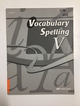 A Beka Vocabulary Spelling Poetry V Quiz Key Book Gr. 11 Language Series - £2.37 GBP